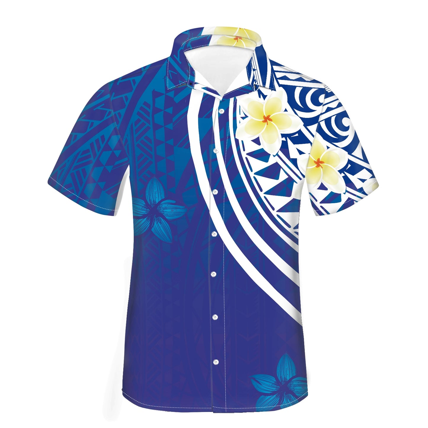 Men's short-sleeved Hawaiian shirt