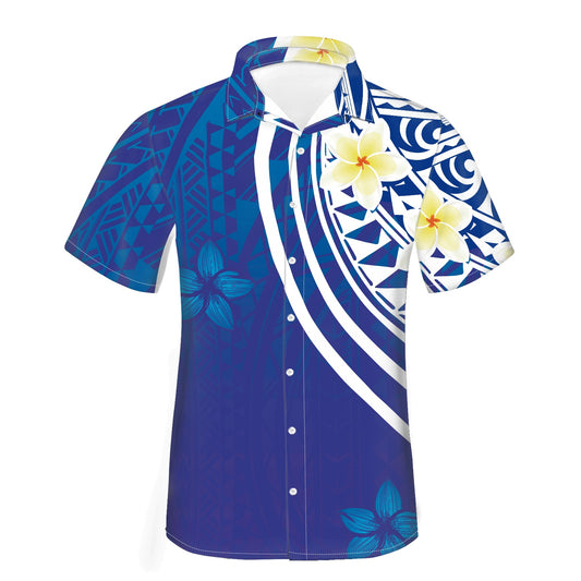 Men's short-sleeved Hawaiian shirt