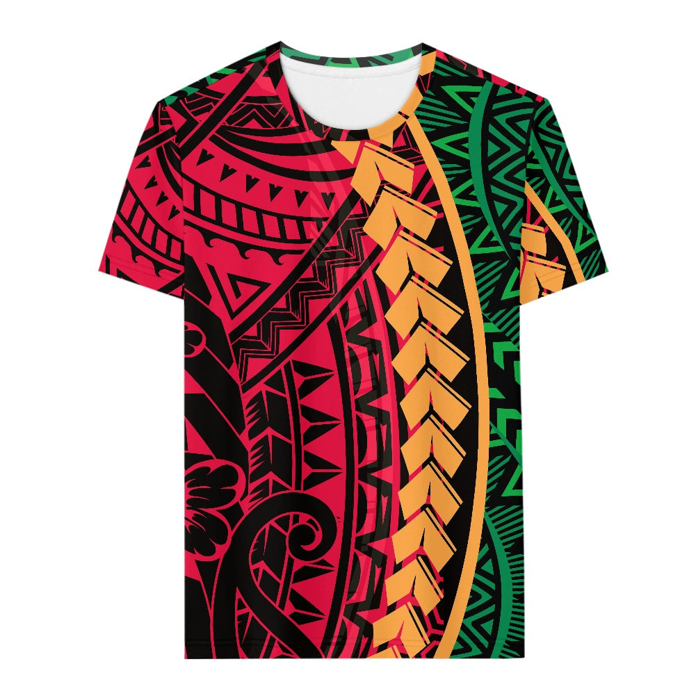 Men t-shirt Polynesian tribal design