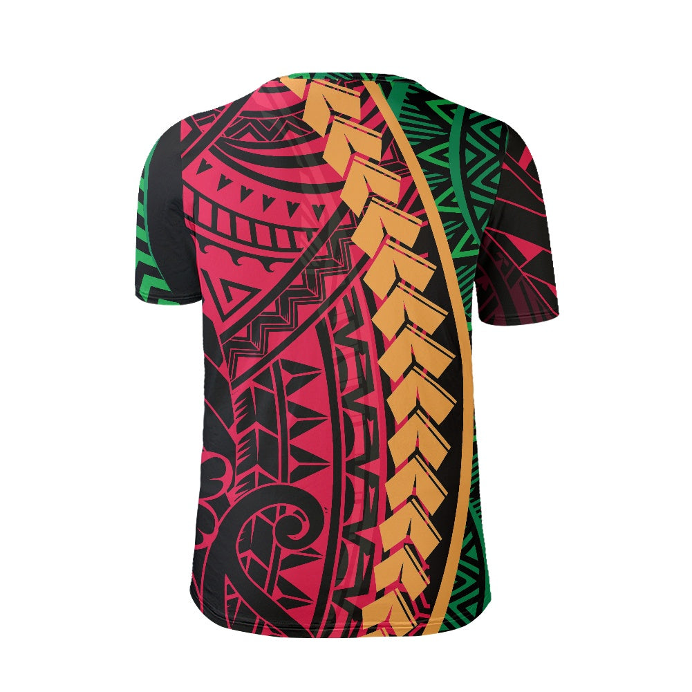 Men t-shirt Polynesian tribal design