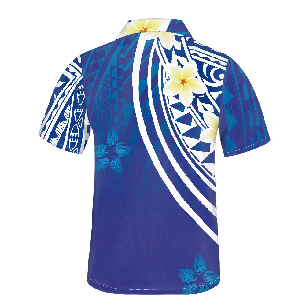 Men's short-sleeved Hawaiian shirt