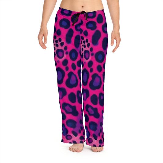 Women's Pajama Pants Animal Print in Pink