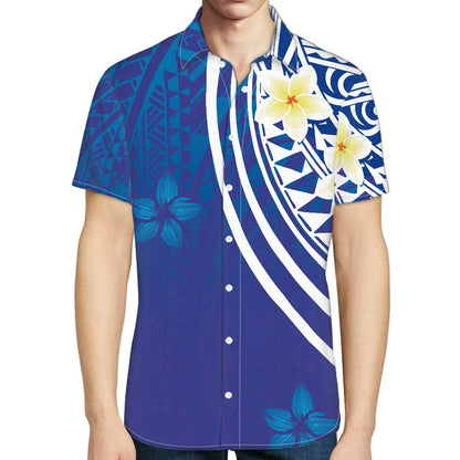 Men's short-sleeved Hawaiian shirt