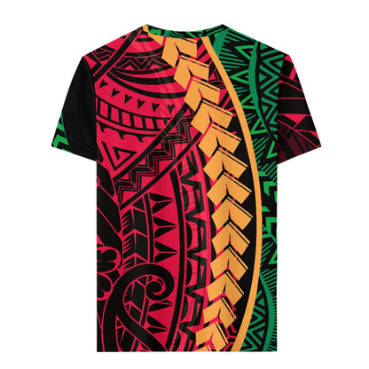 Men t-shirt Polynesian tribal design