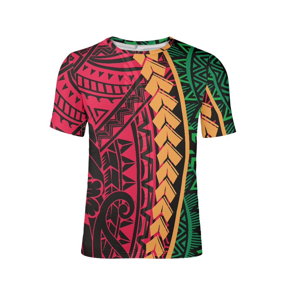 Men t-shirt Polynesian tribal design