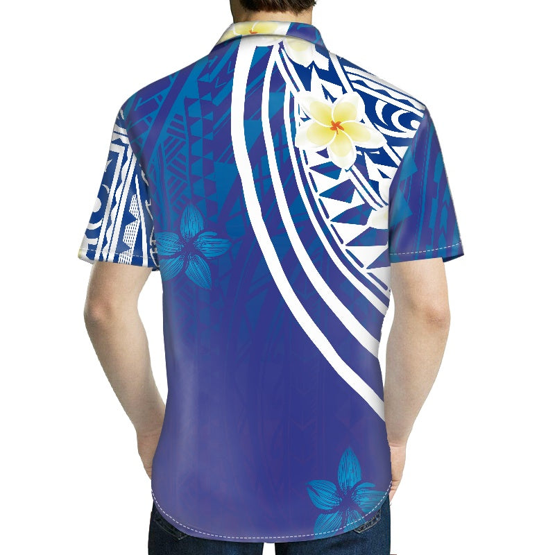 Men's short-sleeved Hawaiian shirt