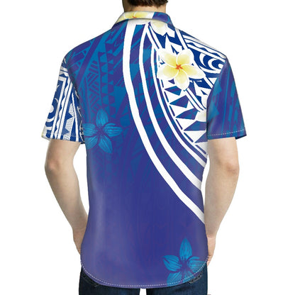 Men's short-sleeved Hawaiian shirt